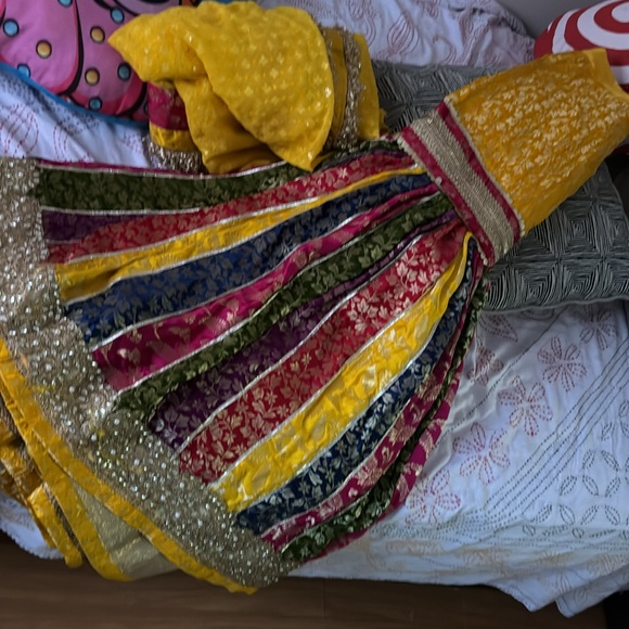 NEW gharara pants and top and dupatta - Picture 9 of 10